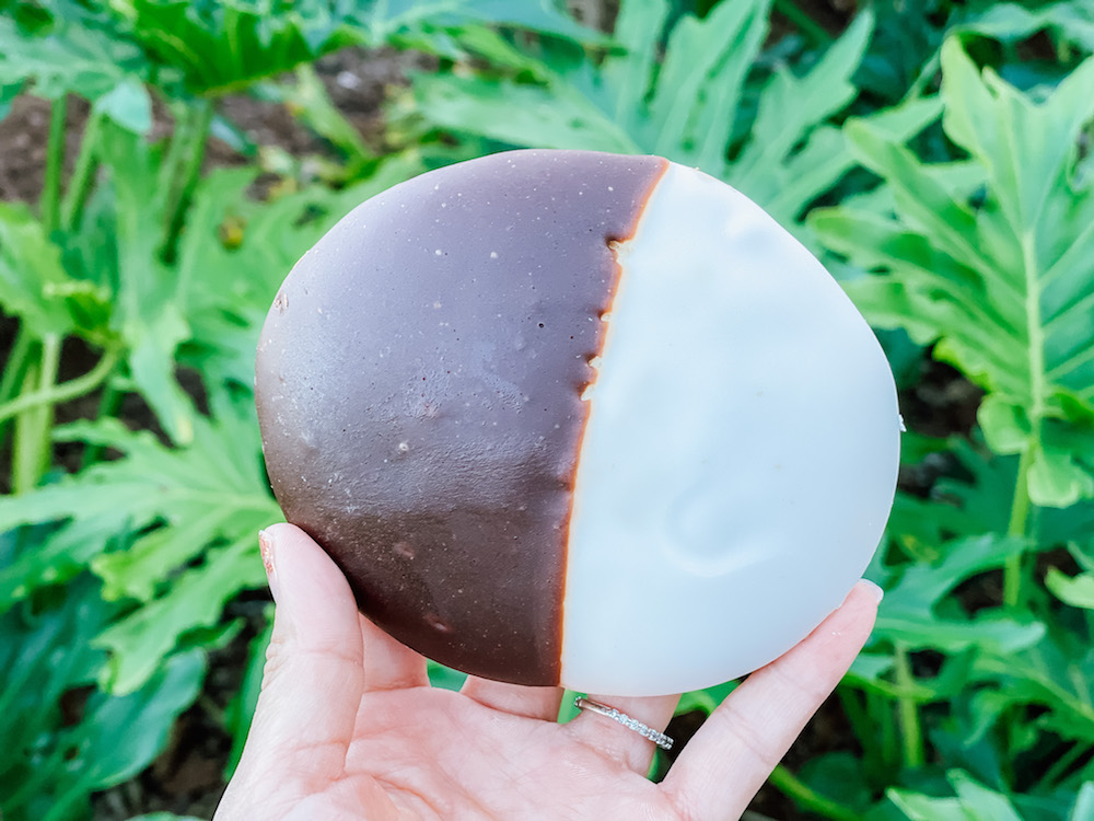 Black and white cookie from L'Chaim festival booth