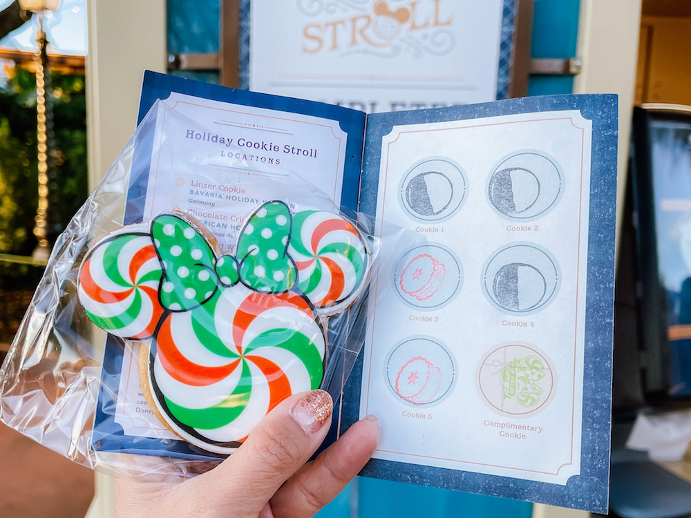 completion cookie with stamped festival passport