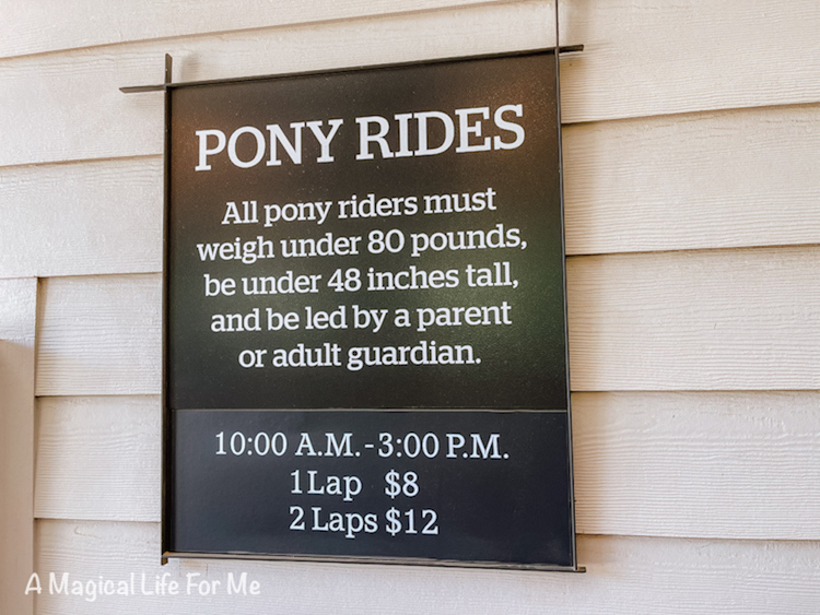 Pony rides fort wilderness